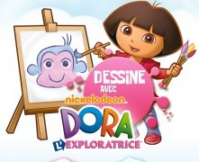 Application Dessine avec Dora sur iPad Application Dessine avec Dora sur iPad