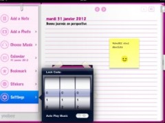 Application My Secret Diary sur iPad Application My Secret Diary sur iPad
