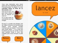 Application Fortune Cupcake sur iPad Application Fortune Cupcake sur iPad
