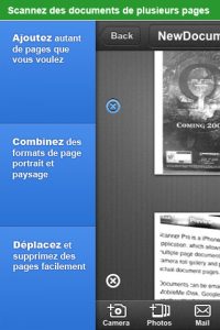 Application Scanner Pro sur iPhone