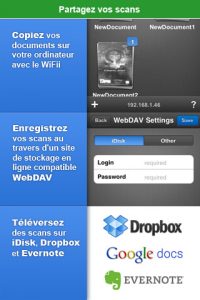 Application Scanner Pro sur iPhone