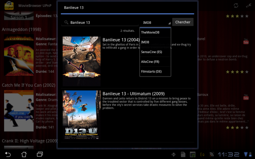 MovieBrowser HD  application Android