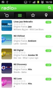 appli radio sur android