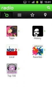 appli radio sur android