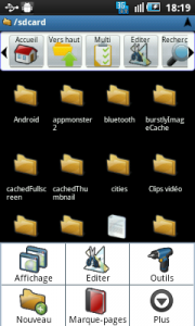 applications astro gestionnaire de fichiers sur Android