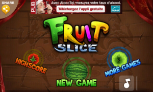 application fruit slice android