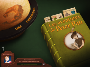 peter pan sur ipad