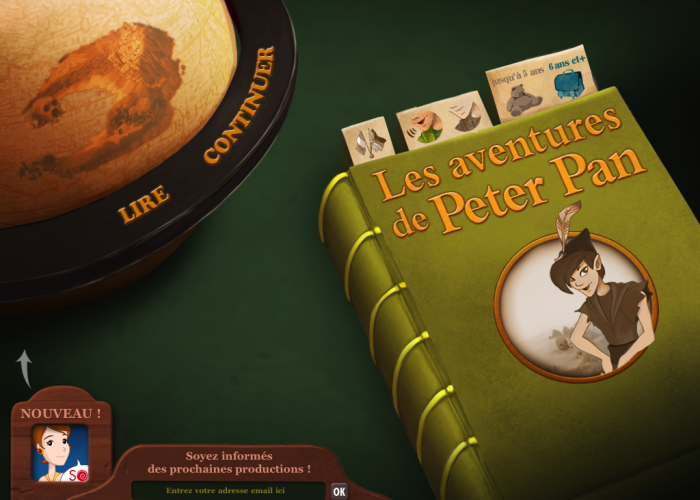 peter pan sur ipad