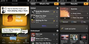 application SoundHound-iphone