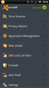 antivirus android avast