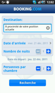 ebooking sur android