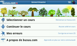 Apprends l'anglais avec busuu