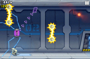 Jeu Jetpack Joyride sur iPhone