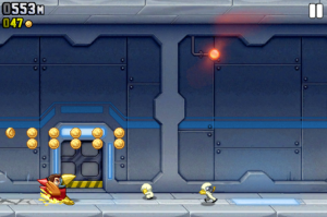 Jeu Jetpack Joyride sur iPhone