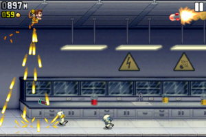 Jeu Jetpack Joyride sur iPhone