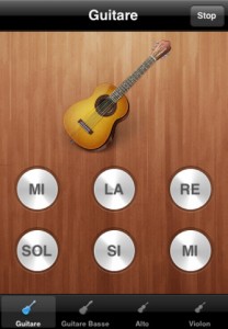 Accordez votre Guitare iphone 4