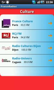 france radio android