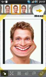 Appli Face Effects sur Android