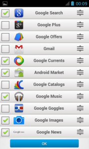 Google Shortcuts application android