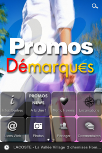 Promos Démarques est l'application iPhone du Shopping Discount