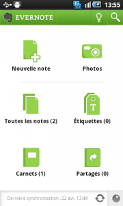 Evernote android