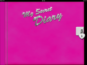 Application My Secret Diary sur iPad