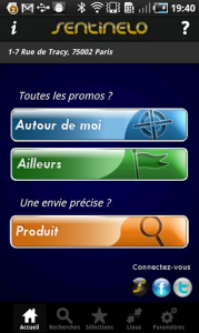 Sentinelo - Deals et Promos ! android application