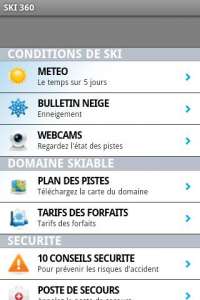 SKI 360 – Guide Hiver 2012 Android