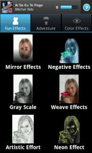 Appli Effets Photo sur Android