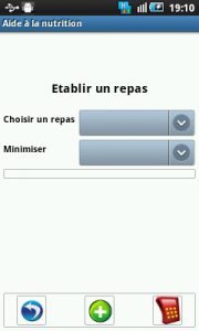 Aide à la nutrition android