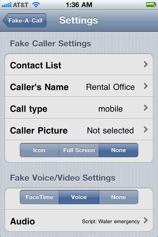 Fake A Call