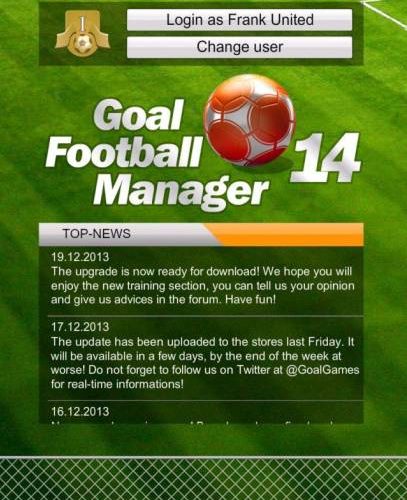 Goal Football Manager