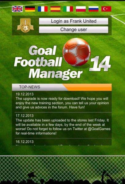 Goal Football Manager