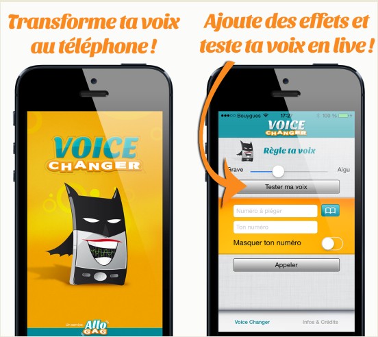 [Humour] Voice Changer AlloGag, la meilleure application pour vos canulars !