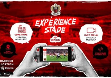 OGC Nice application mobile stade Allianz Riviera