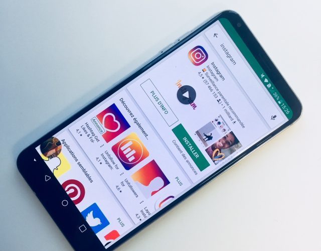 Sortie décembre, version alpha de l'application instagram