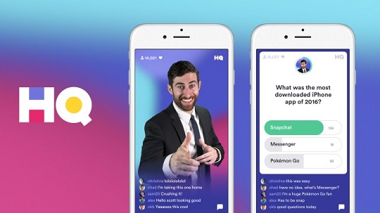 HQ Trivia application mobile quizz culture générale PayPal