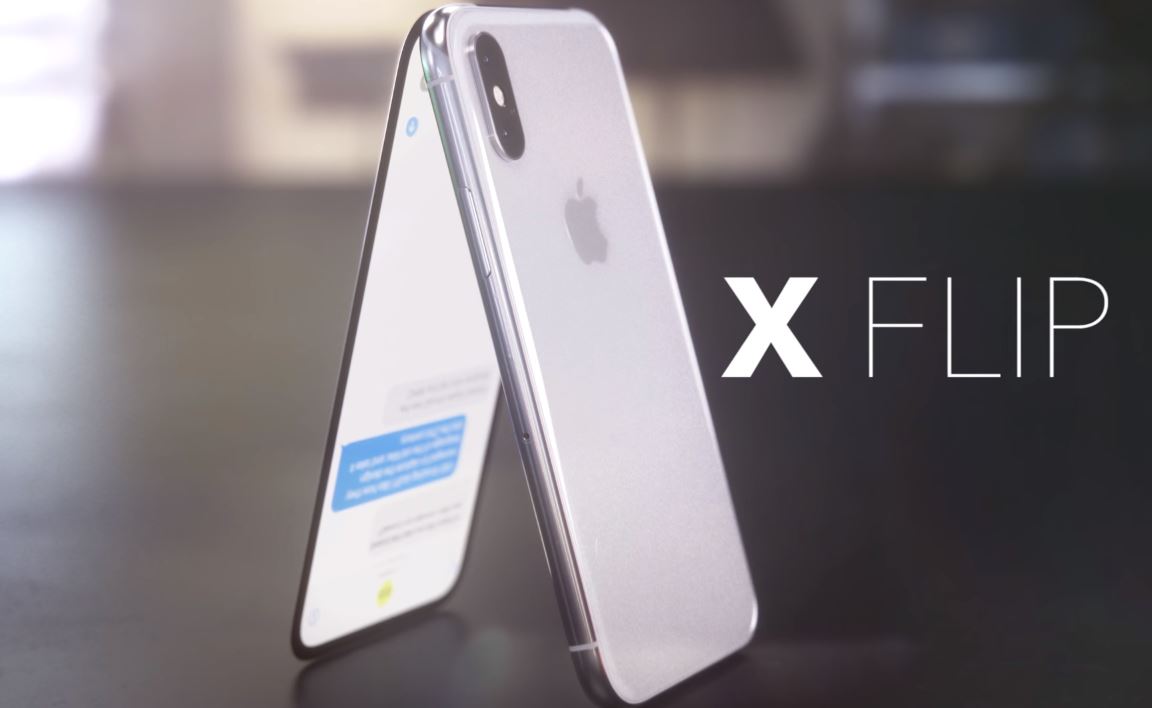 iPhone X Flip smartphone à clapet concept