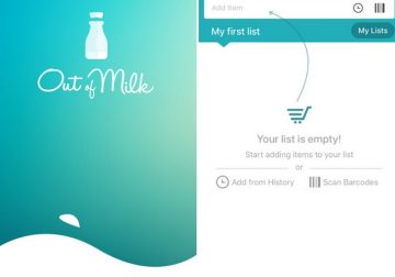 Out of Milk application mobile liste courses