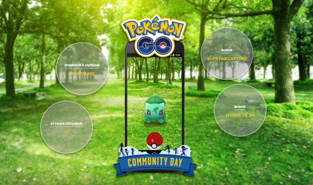 Pokemon Go Community Day Bulbizarre