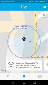 Tile géolocalisation